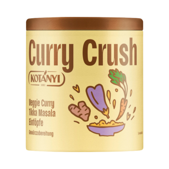 570518 Kotanyi Everyday Curry Crush, Gewuerzzubereitung fuer Curry, Tikka Masala, Eintoepfe, 70g